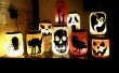 Augurk Jar Illuminataries voor Halloween