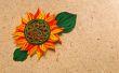 Hoe maak je gele zon bloem Design met behulp van papier Art filigraan