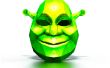 DIY 3D Shrek papier masker