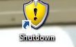 Hoe maak je een Shutodown snelkoppeling op bureaublad