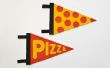 DIY: Typografische Pizza wimpels