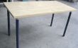 Pijp been DIY tabel - bouwen van een Wood Table Top