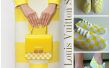 DIY schoenen Tutorial: Louis Vuitton gele geruite Print