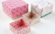 DIY Origami geschenkdozen