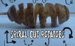 Spiraal gesneden aardappelen