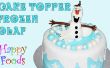 Bevroren sneeuwpop Olaf Fondant slagroom taart Toppers