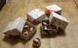 Candy Box gemaakt van Souvenir kaarten
