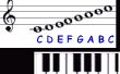 De C-grote-schaal op Keyboard/Piano leren