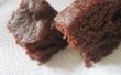 Magnetron Gluten-zuivel-ei vrije Brownies gebakken
