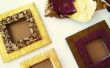 DIY Foto Frame van karton en chocolade Wrappers