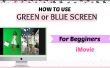 Een gids voor gebruik iMovie Software + gebruik groen/blauw scherm Tutorial Hoe te maken van de look van uw video's beter