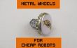 Metalen wielen voor goedkope Robots