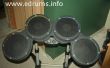 DIY Rock Band Drum kit 8" Mesh hoofd Mod