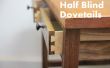 Half Blind maken Zwaluwstaart laden voor een Walnut Bureau