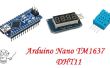 Arduino Nano TM1637 4-cijferige Display DHT11 temperatuur vochtigheid Sensor