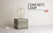 DIY - betonnen Lamp