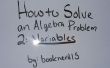 Hoe op te lossen van een Algebra probleem 2: variabelen