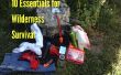10 essentials voor Wilderness Survival