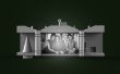Witte huis Ornament (met verlicht Obama familie portret & interactieve elementen)