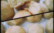 Vegan gebakken geglazuurde Donut Holes