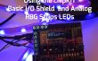 De chipKIT Basic i/o-schild met analoge RGB Strip LED's