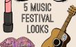 5 gemakkelijk muziek Festival ziet er