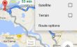 Google kaart routebeschrijving als manier-punten opslaan en off line te navigeren op een Android apparaat
