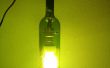 Maken van een hangende licht uit een fles wijn