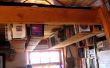 Planken & balenpersen Twijn: A Rafter boekenplank