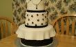 Elegante zwarte en witte Cake