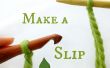Hoe maak je een Slip knoop voor breien en haken! 