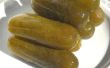 Ouderwetse gefermenteerde knoflook Dille Pickles