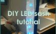 DIY LED sash tutorial