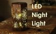 Maken van een LED-nachtlampje W / sterpatroon