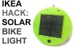 IKEA Hack: Zonne-aangedreven fiets licht