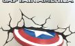 Captain America Shield wandversiering