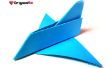 Gemakkelijk Origami vliegtuig