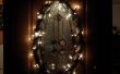 Verlicht ovale deur decoratie
