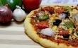 Vegetarische pizza van bloem naar oven..!! 