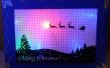 LED achtergrondverlichting Pin-Hole kerstkaart