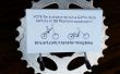 Business Card Holder van fietsonderdelen