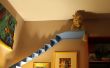 Gebogen kat trap voor uw woonkamer