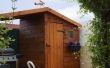 DIY - tuinieren shack met barbecue onderdak