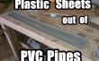 Plastic folie uit PVC-buizen