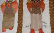 Gratis Thanksgiving naaien Project: How to turn een kind papier kunstproject in een kunstwerk van stof