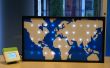 Sparkle Motion: Een LED wereldkaart gedreven door global Twitter verkeersgegevens