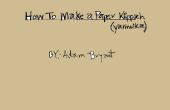 Hoe maak je een papier Keppel