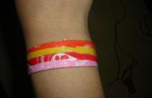 Candy Wrapper armband
