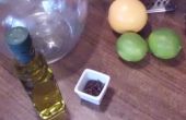 Zelfgemaakte citrus en kruidnagel insectenafweermiddel olie