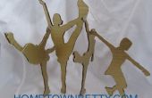TUTORIAL: Vrouwen Olympische Ice Skating silhouet Sculpture
